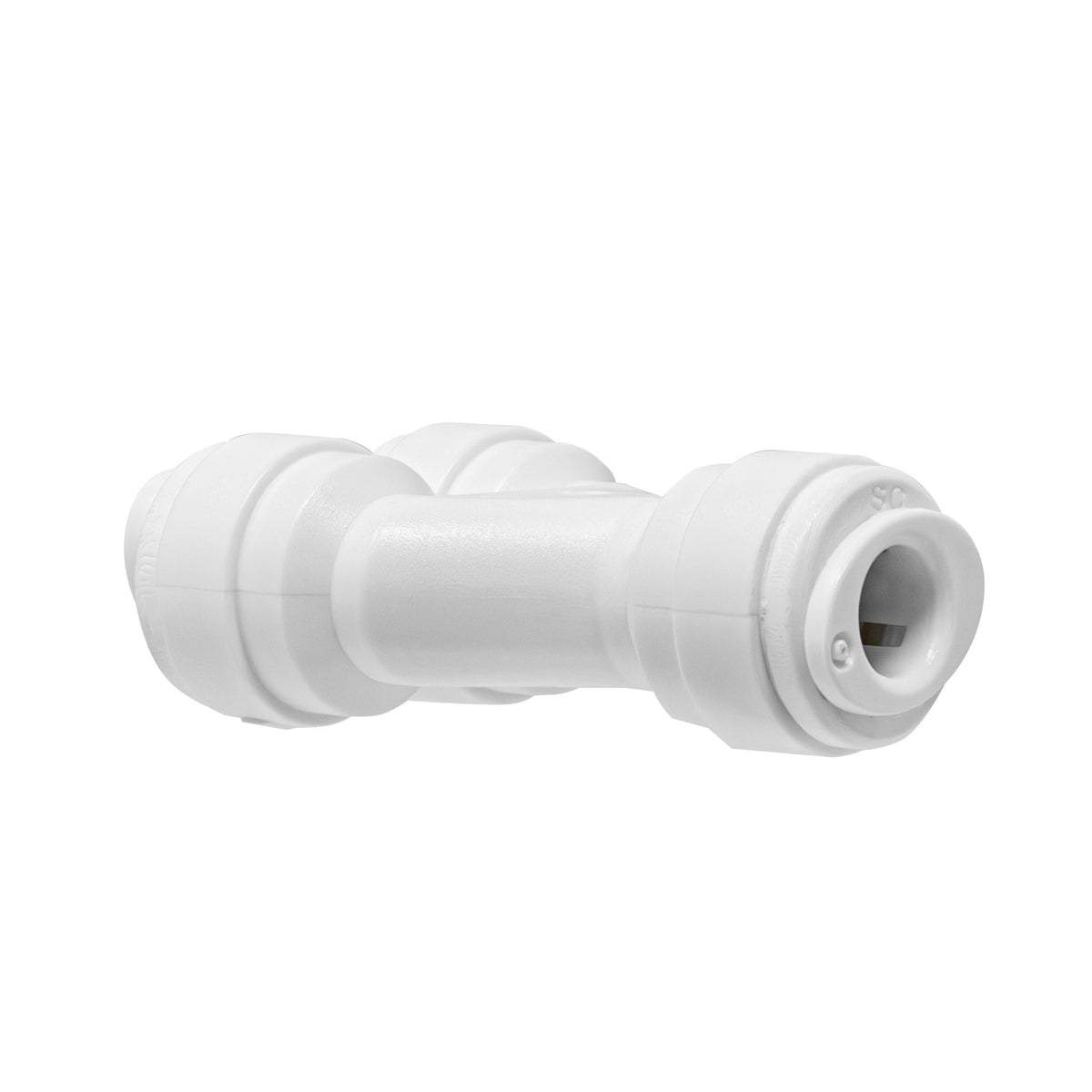 1/4 inch OD x 1/4 inch OD x 1/4 inch OD quick connect two way divider, NSF - view 4