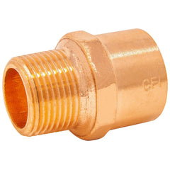 1-1/4 inch wrought copper male adapter, C x MIP