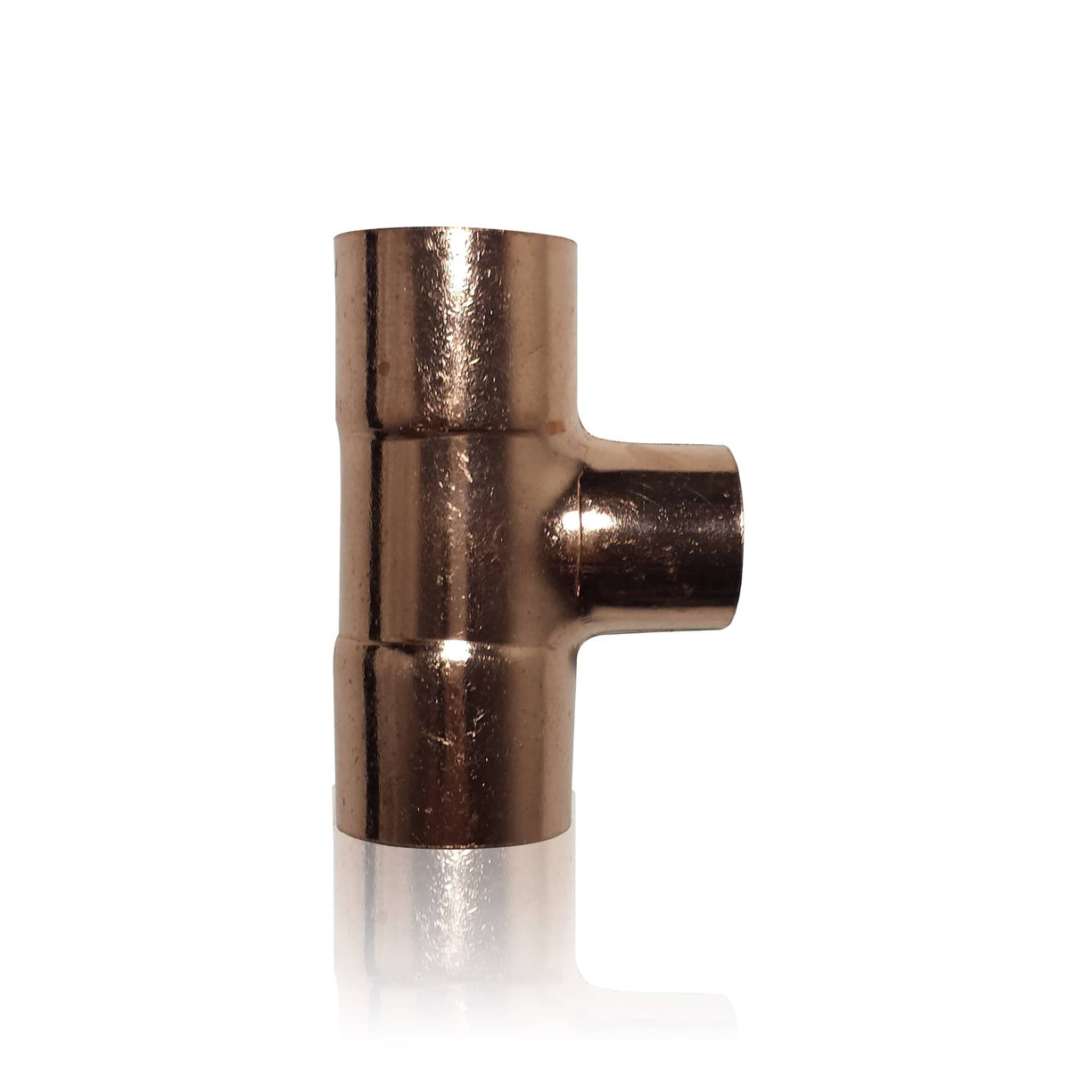1 inch x 1 inch x 3/4 inch Reducing Tee C x C x C Copper