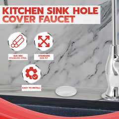 Metpure 2 inch stainless steel kitchen sink faucet hole cover - view 23