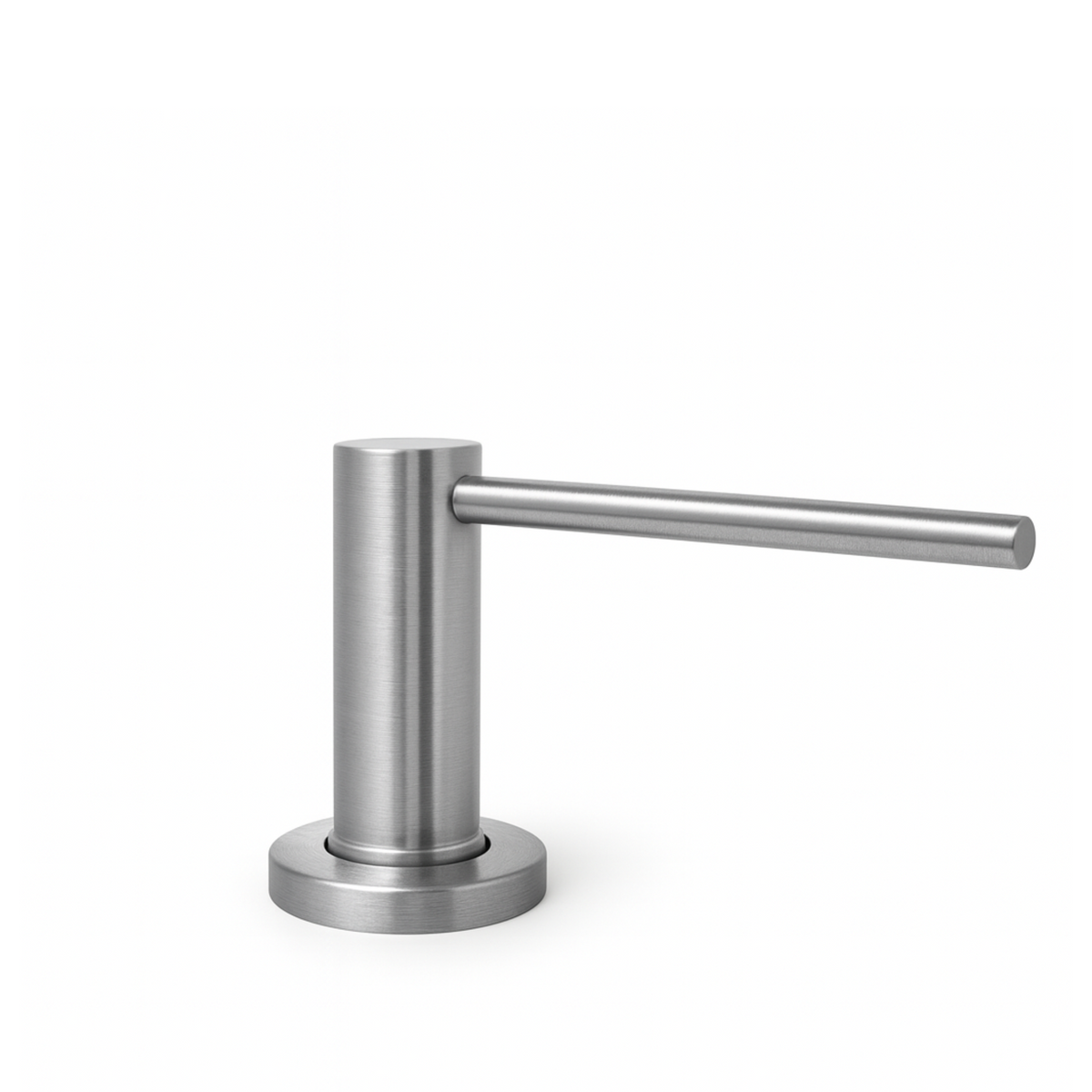 Metpure built-in kitchen sink soap dispenser with stainless steel pump and 17 oz bottle