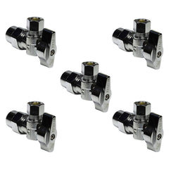 1/2 in. CPVC SLIP Inlet x 3/8 in. OD COMP Outlet 1/4 Turn Angle Valve 5 Pack
