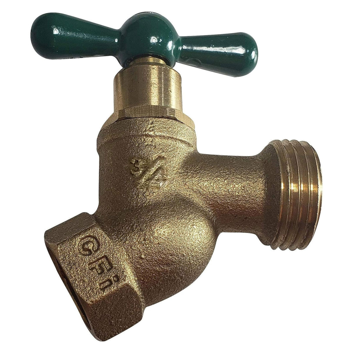 3/4 inch FIP x 3/4 inch GHT Lead Free Heavy-Duty Hose Bibb