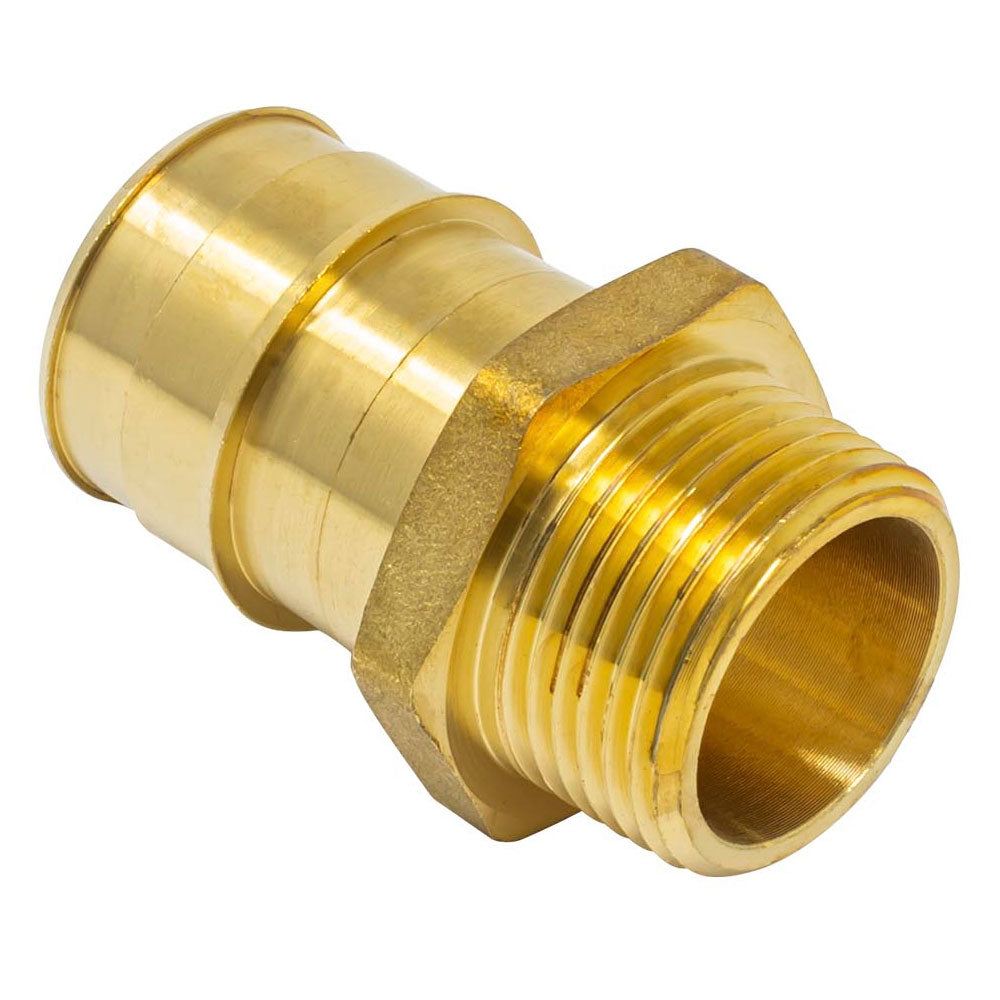 LF Brass 3/4" PEX A EXP x 1" MIP Reducer Male Adapter ASTM F1960