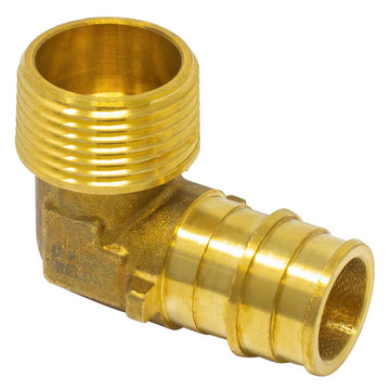 LF Brass 3/4" PEX A EXP x 3/4" MIP Male 90° Elbow ASTM F1960