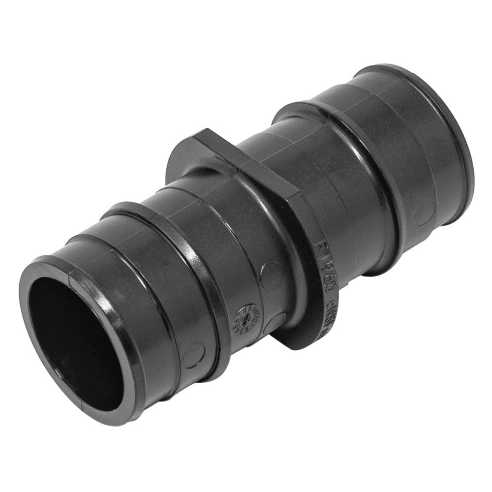 1-1/2" PEX A Expansion PPSU Black Poly Coupling, ASTM F1960