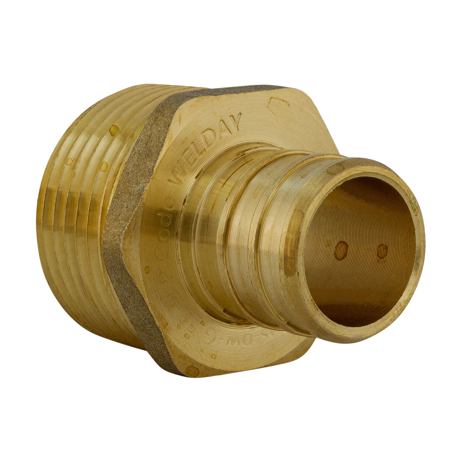 LF Brass 3/4" PEX B x 1/2" MIP Adapter, Barb x MPT