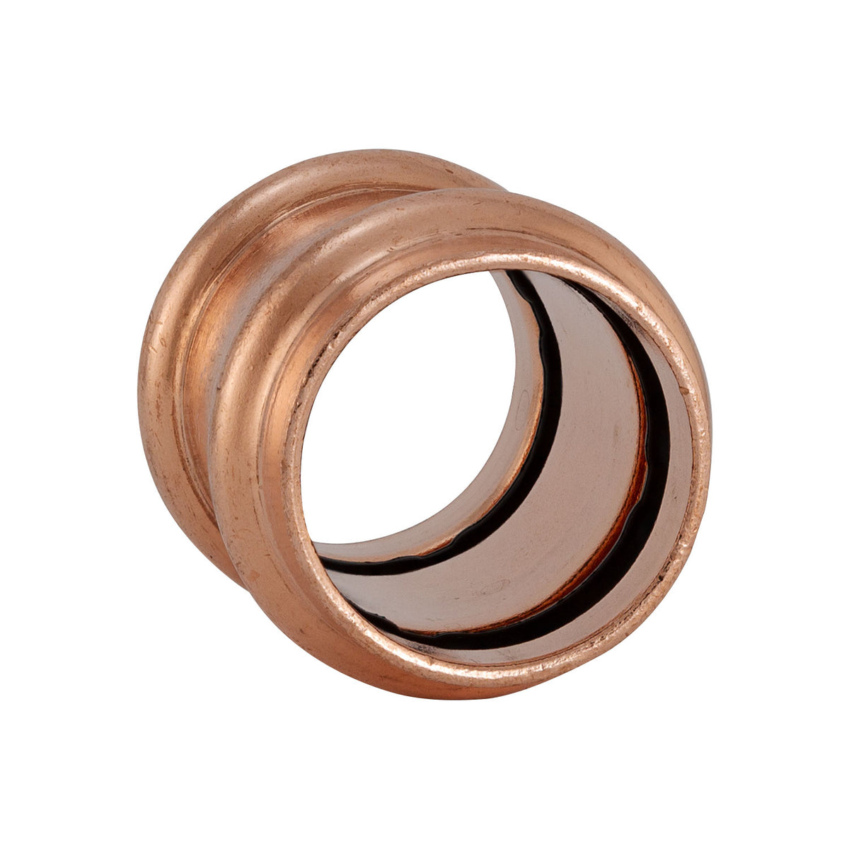 3/4" Press Coupling With No Stop, Press x Press, Copper