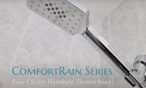 Load video: Metpure ComfortRain Handheld Shower Head Video Demo