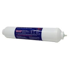 Clean Pure 2 x 10 inch inline coconut carbon GAC water filter with 1/4 inch OD quick connect ends