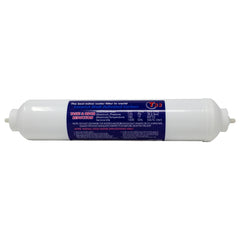 Clean Pure 2 x 10 inch inline coconut carbon GAC water filter with 1/4 inch OD quick connect ends