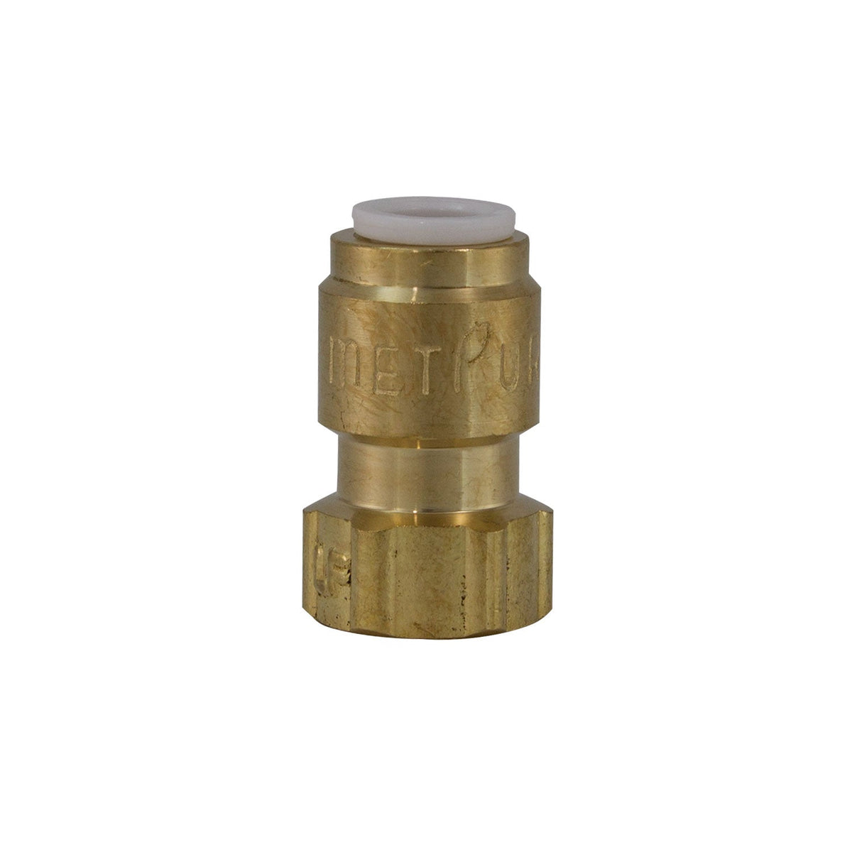 Metpure lead-free brass quick connect x female compression adapter