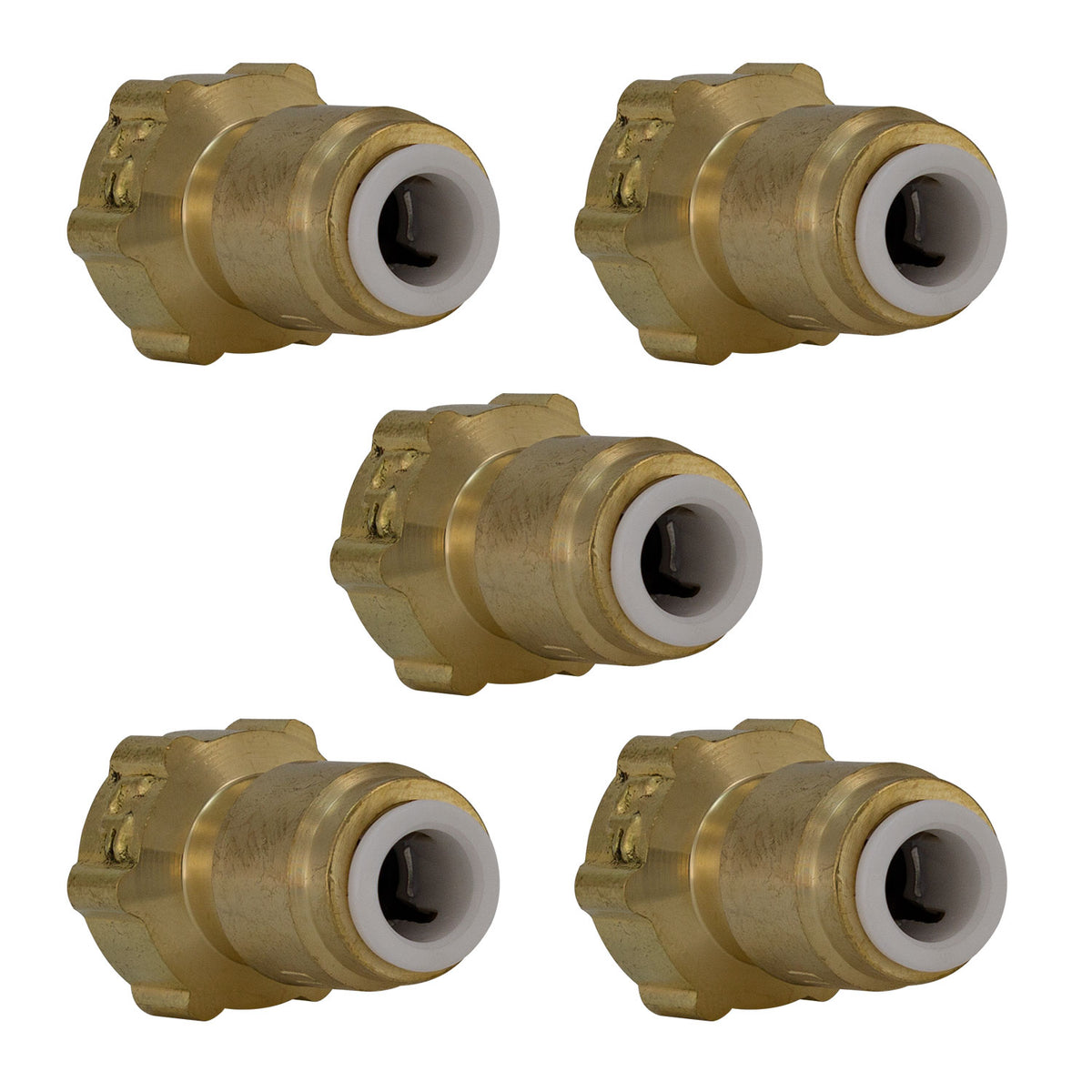 Metpure lead-free brass quick connect x female compression adapter
