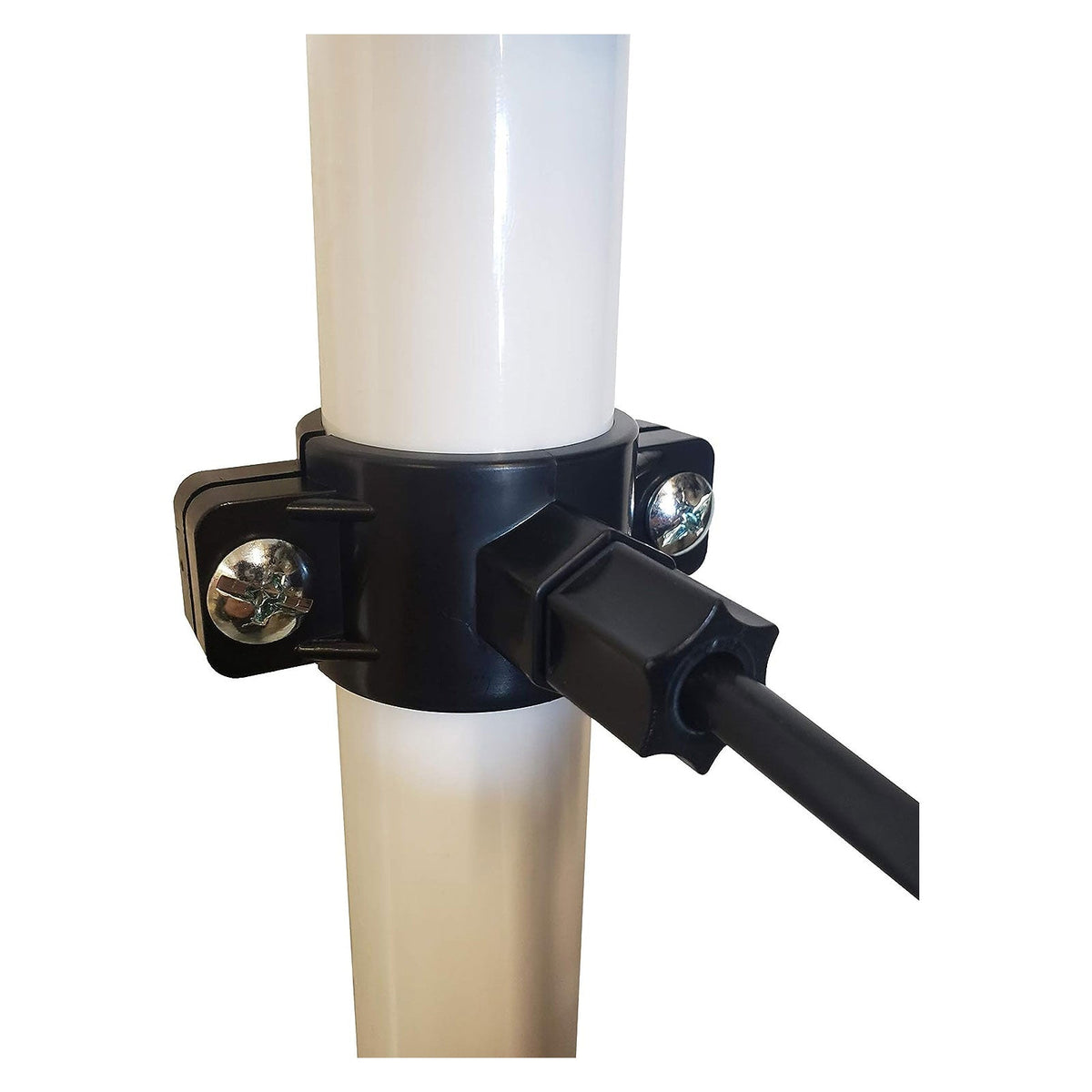 1/4 inch JACO RO drain saddle valve with foam gasket, bolts and nuts