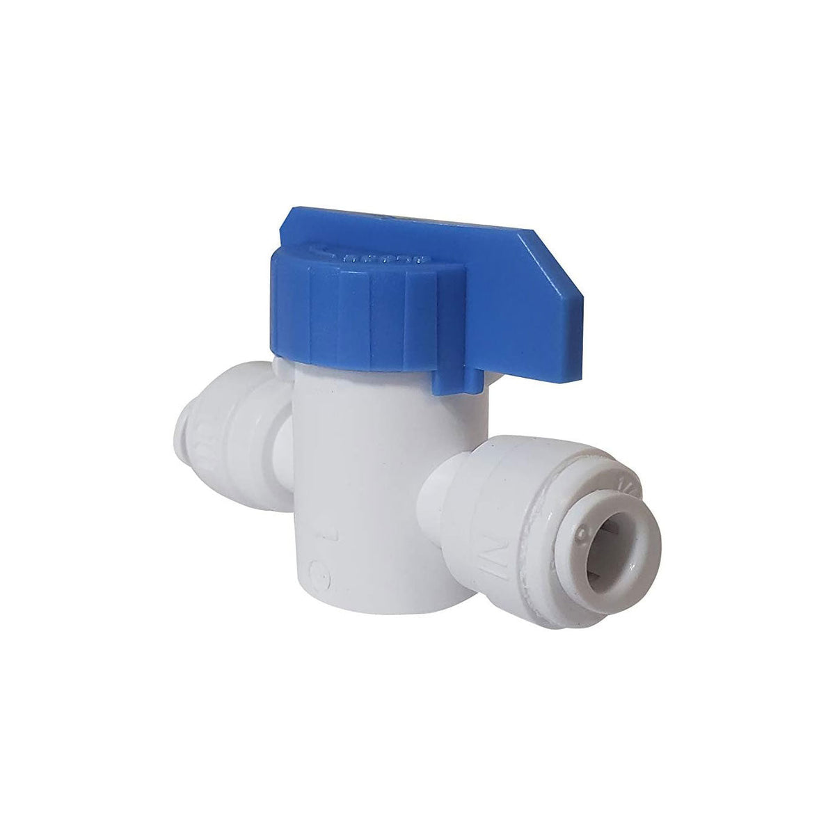 Metpure 1/4 inch OD quick connect RO fittings variety 10 pack with 25 ft white tubing