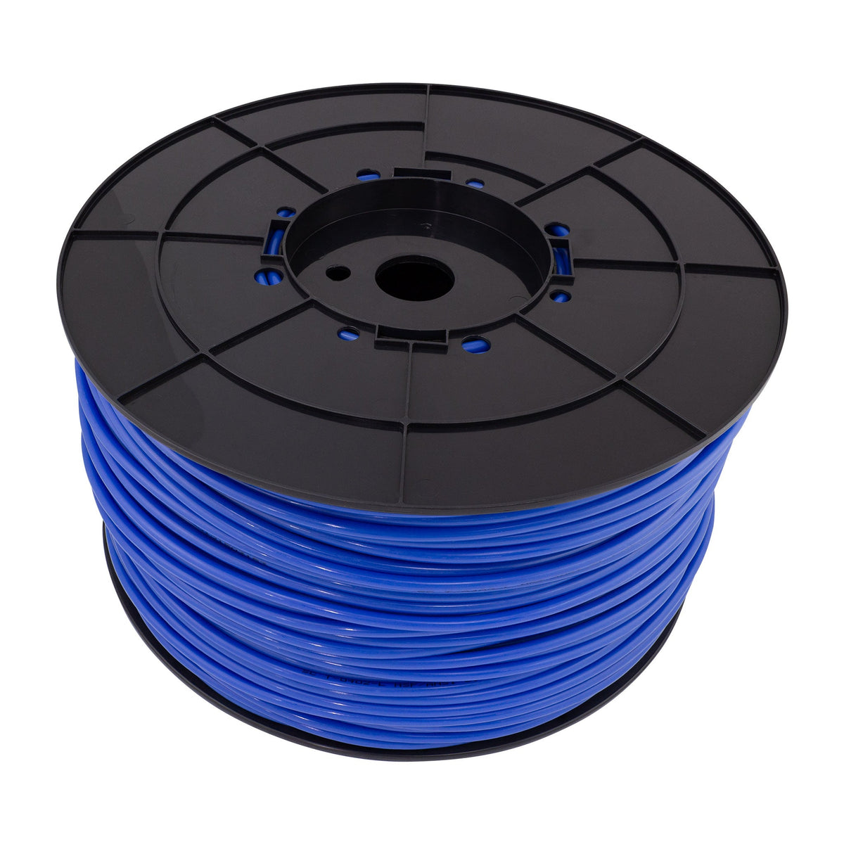 1/4 inch OD blue LLDPE tubing, 1000 ft (300 m) roll on spool, NSF certified - view 2