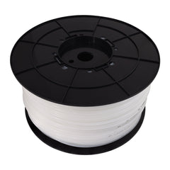 1000 ft roll of 1/4 inch OD clear LLDPE tubing on a spool