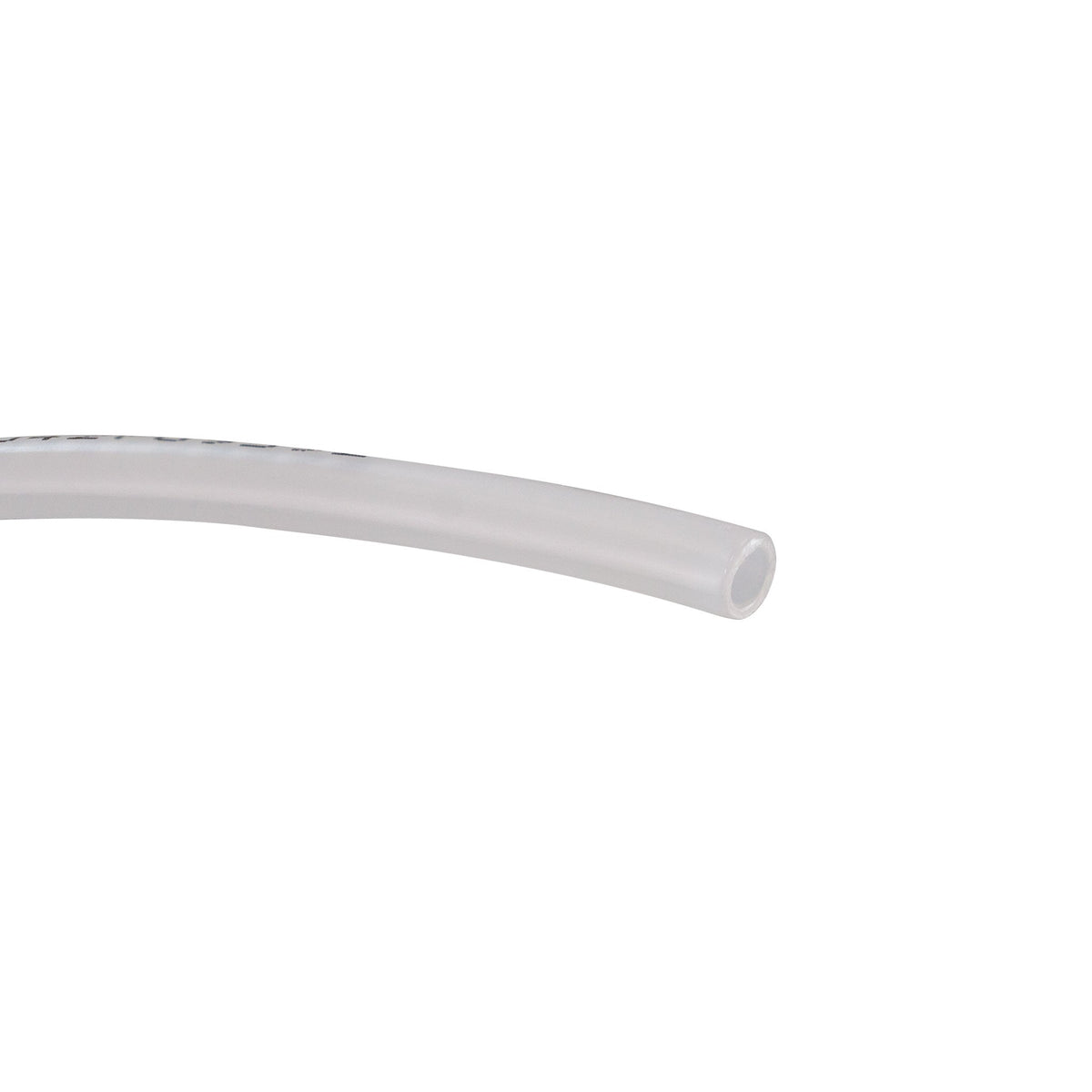 1000 ft roll of 1/4 inch OD clear LLDPE tubing on a spool