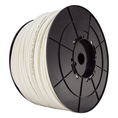 1000 ft roll of 1/4 inch OD white LLDPE tubing on a spool