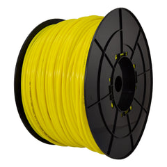 1/4 inch OD yellow LLDPE tubing 1000 ft roll on spool, NSF certified