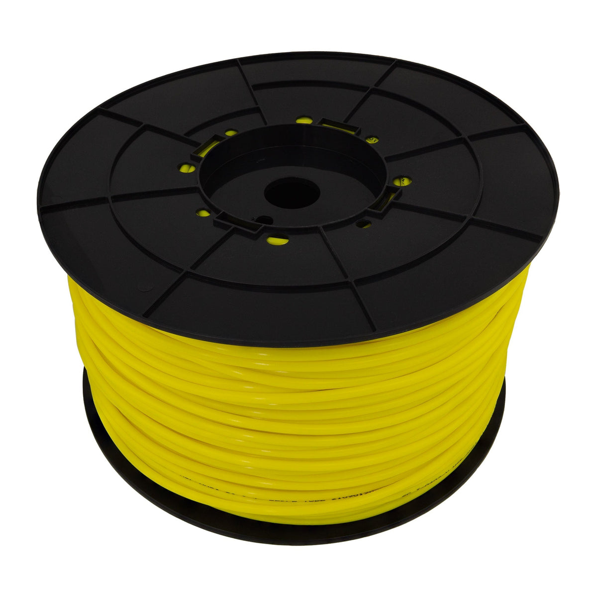 1/4 inch OD yellow LLDPE tubing 1000 ft roll on spool, NSF certified - view 2
