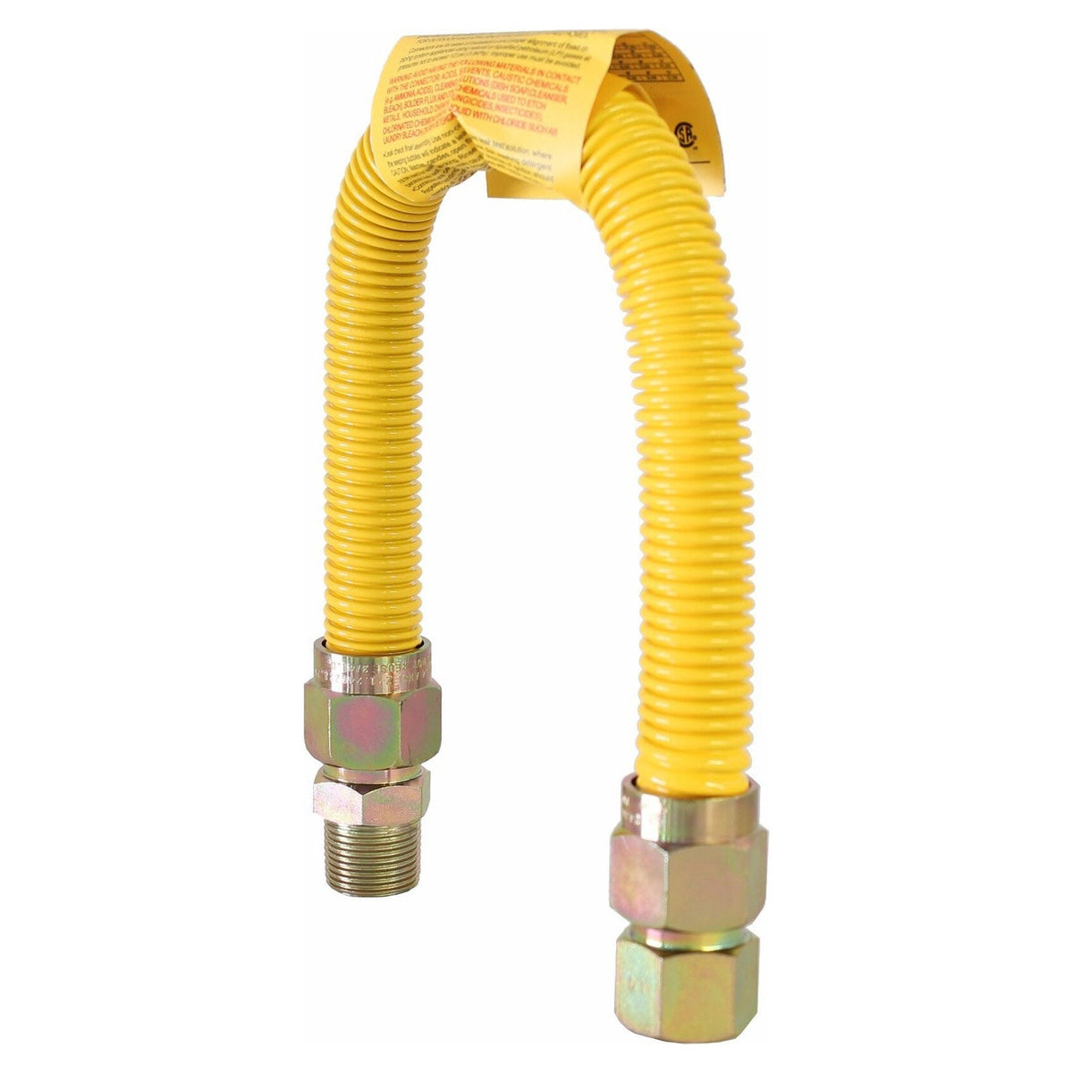 Metpure 3/4 inch gas tankless water heater installation kit with isolation valves and flex connectors