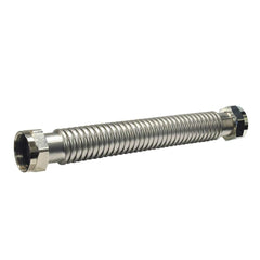 18" x 1-1/2" FIP Stainless Steel Corrugated Water Flex Connector