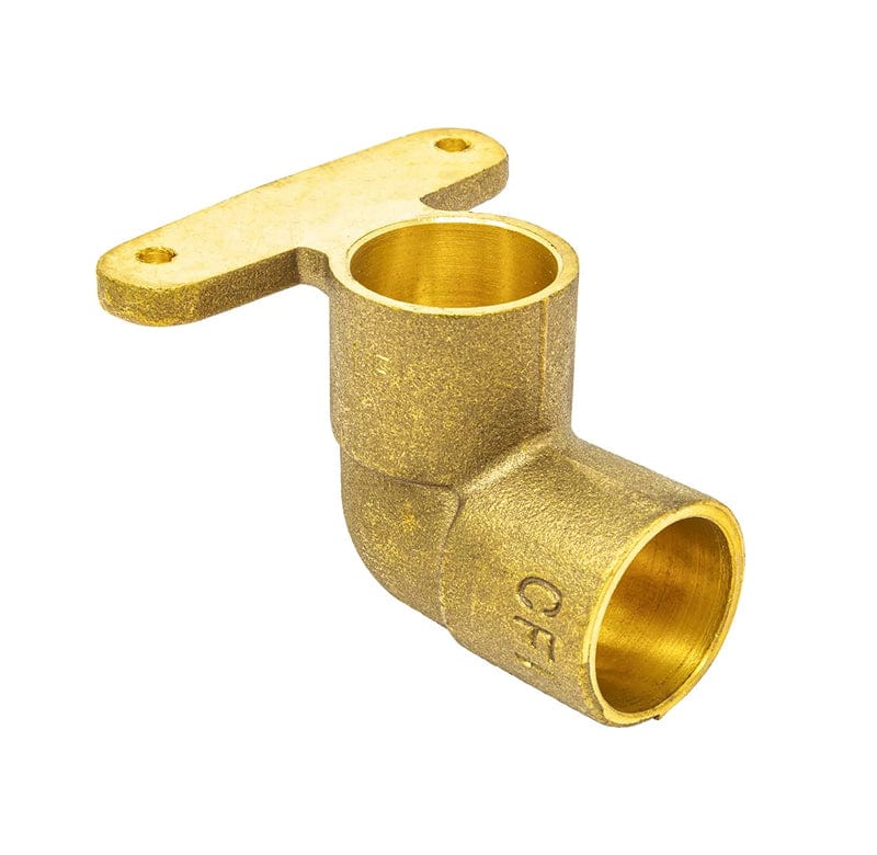 3/4" 90° Hy-Ear Elbow C x C, Cast Brass, Lead Free