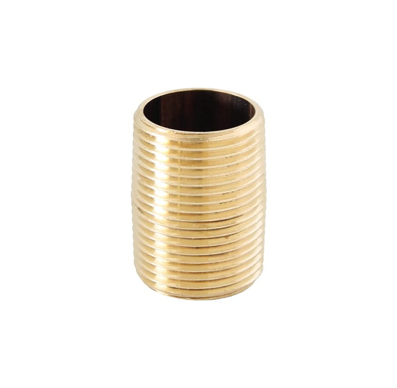 1-1/2" x 3/4" MIP Red Brass Nipple, Lead Free