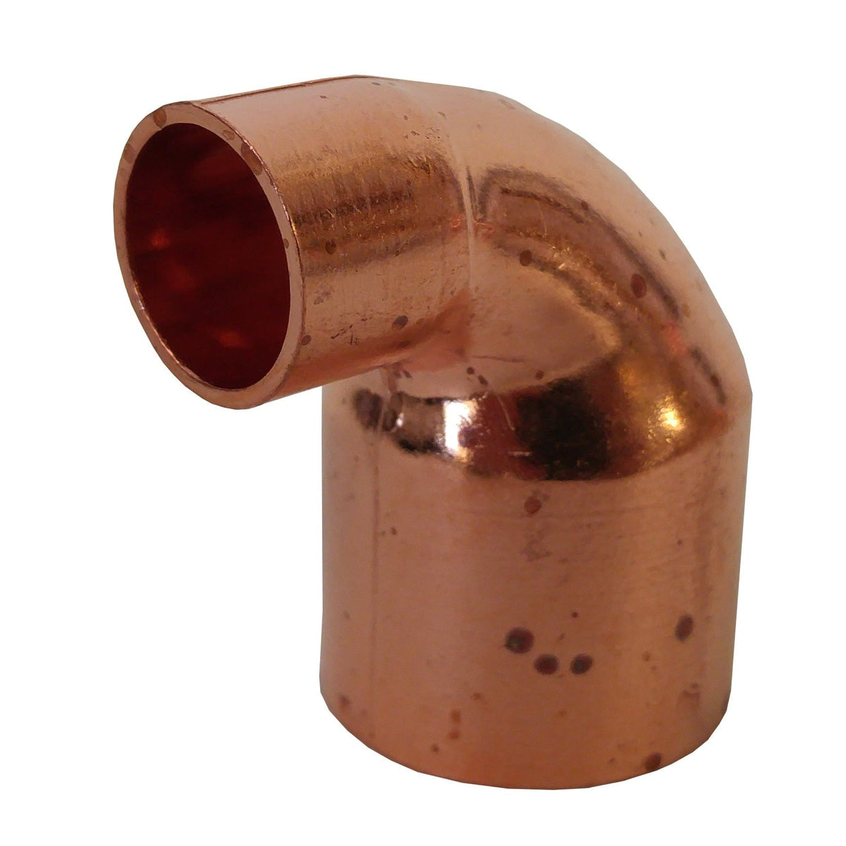 1 inch x 3/4 inch copper 90 degree reducing elbow, C x C