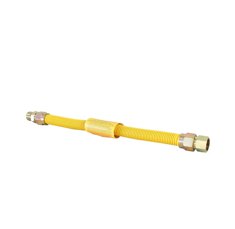 1" OD x 60", 3/4" FIP x 3/4" MIP Epoxy Coated Stainless Steel Gas Connector, CSA