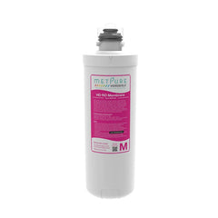 Metpure Versatile Magenta M 400 GPD high demand reverse osmosis membrane quick twist filter, 11 x 3.25 inch