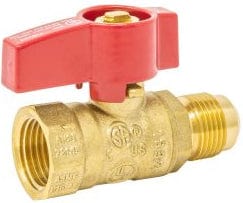 Gas Valve 1/2" Flare x 3/4" FIP
