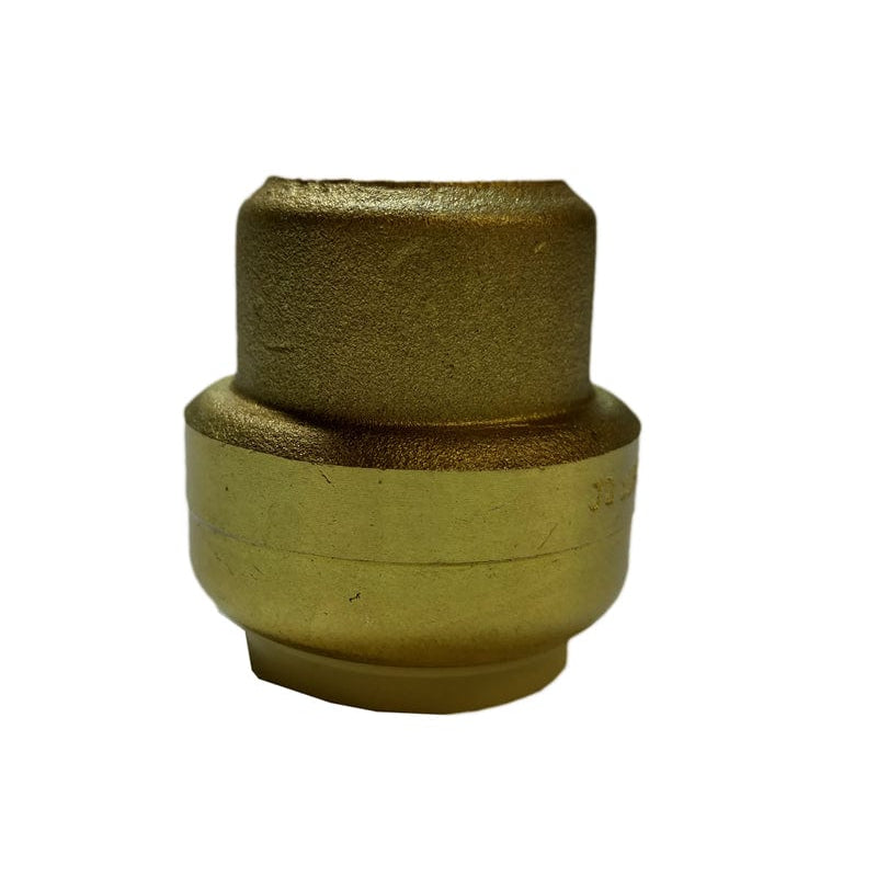 1/2 inch push-fit end cap, lead free brass