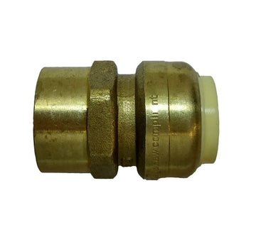 3/4" x 1/2" FIP Quick Connect Push-fit Fitting Female Adapter, Low Lead, NSF