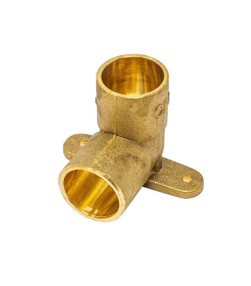 1/2" 90° Drop Ear Elbow C x C, Cast Brass, Lead Free