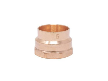 2" DWV Copper Female Adapter, Wrought Copper