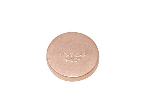 1-1/4" DWV Test Cap, Wrought Copper