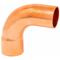 1 inch copper 90 degree street long turn elbow, FTG x C