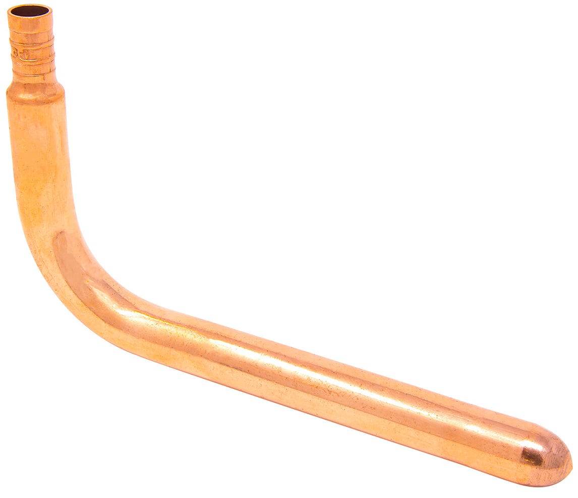 10 Pieces Copper Stub Out Elbow For 1/2" Pex Tubing With Ear/Nail