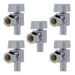 1/4 Turn PEX Angle Stops, 1/2