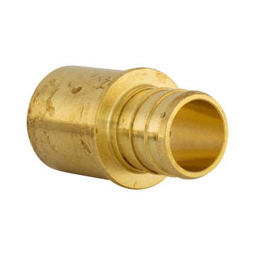 1/2" Crimp PEX B x 1/2" FTG Male Sweat Bushing Lead Free Brass Fitting, ASTM F1807