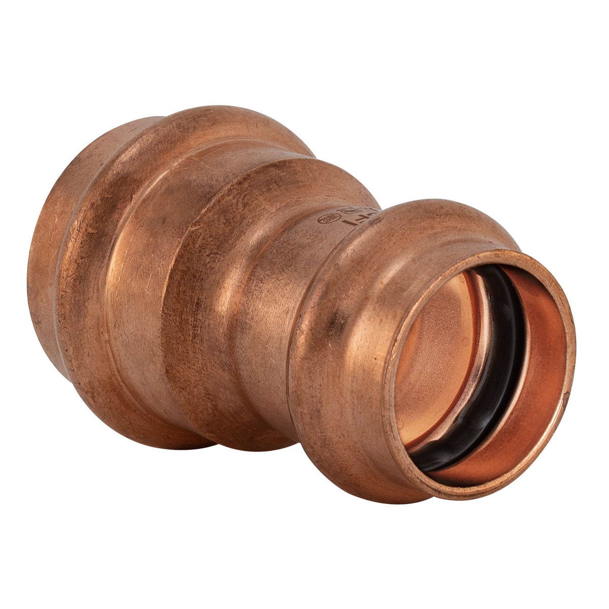 1 inch x 3/4 inch copper press reducing coupling, P x P, ProPress compatible