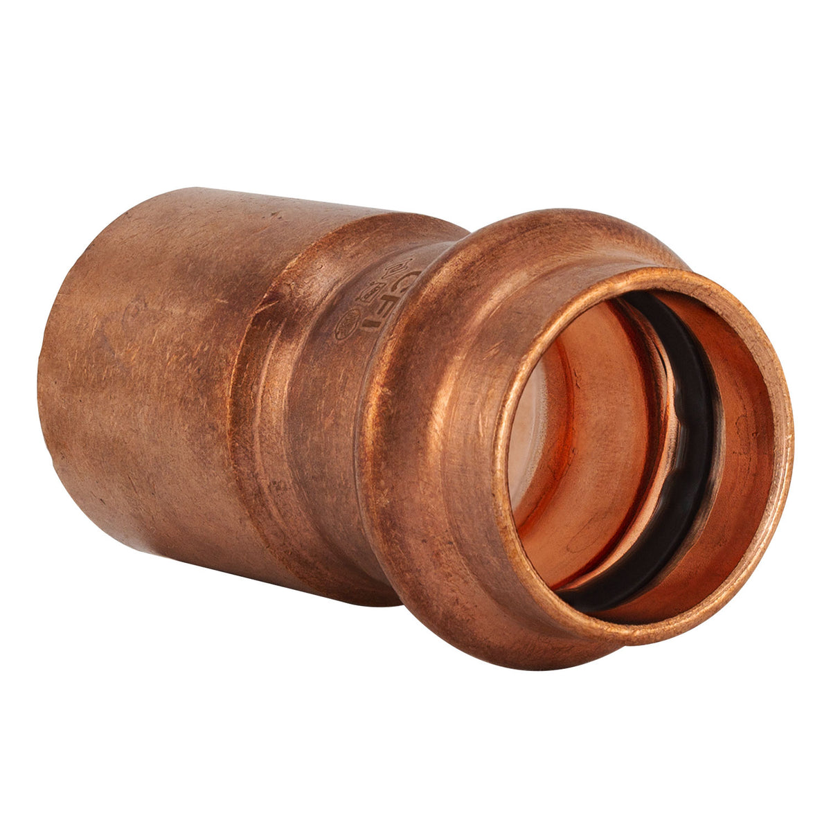1 inch x 3/4 inch copper press fitting reducer, P x FTG