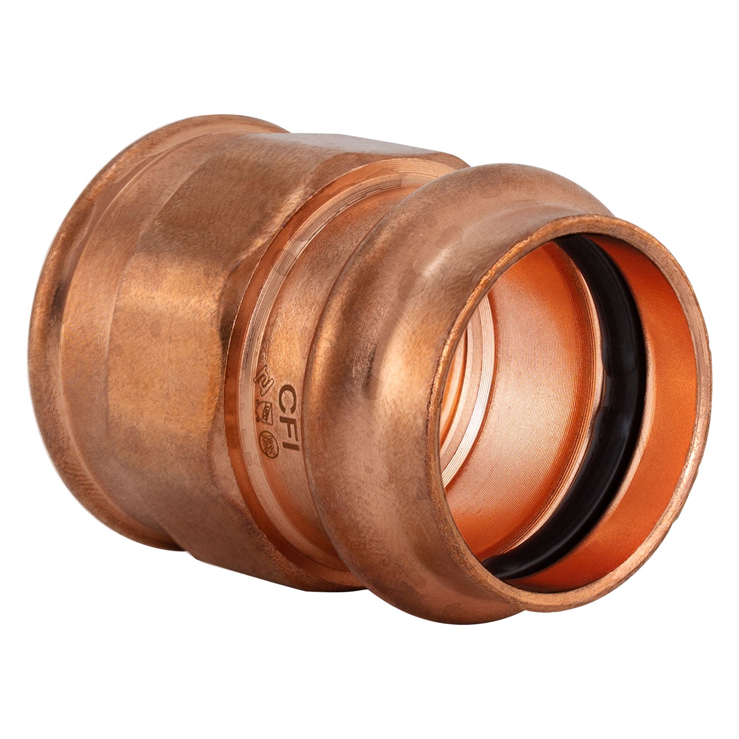 1/2" P x FIP Press Copper Female Adapter, Low Lead ProPress Compatible