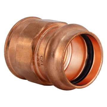 1/2" P x FIP Press Copper Female Adapter, Low Lead ProPress Compatible