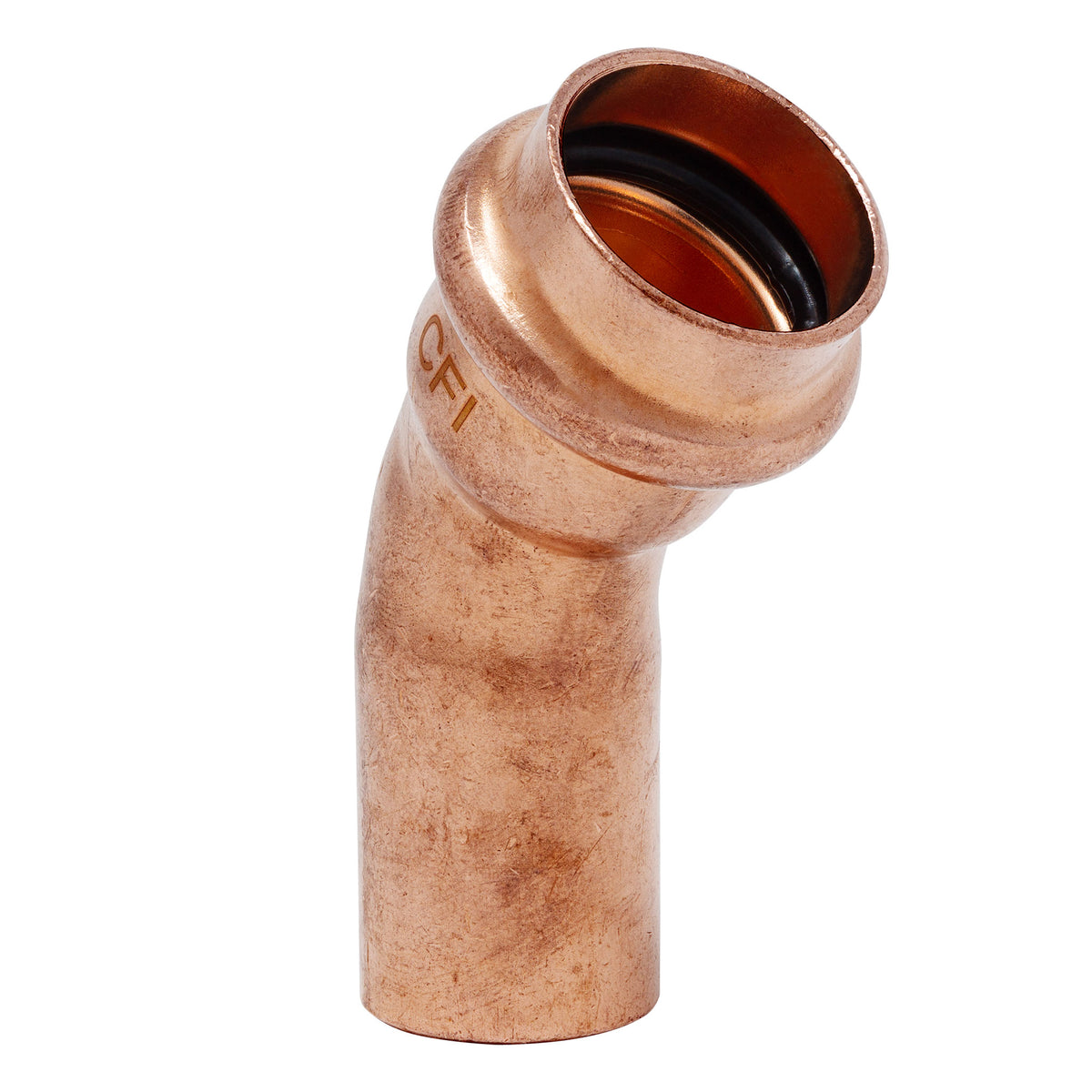 1 inch copper press 45 degree street elbow, P x FTG, ProPress compatible