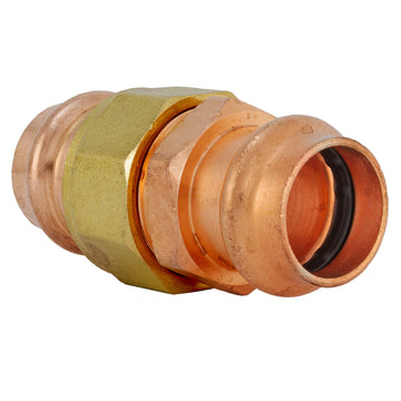 1/2" Press Copper Union (P x P) Low Lead ProPress Compatible