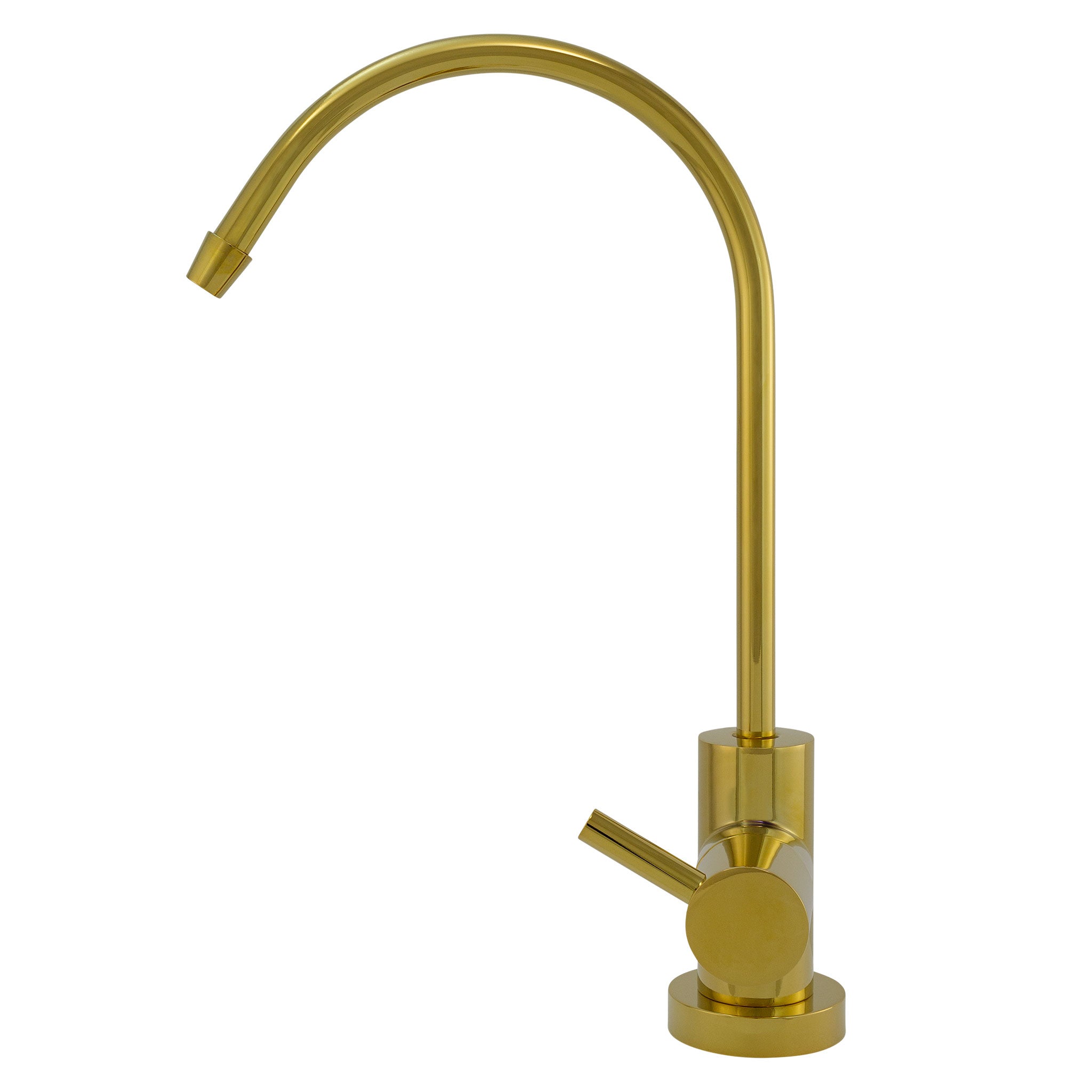 Water Filtration Faucet Bright Gold Euro Style Reverse Osmosis Non Air Gap. Certified by NSF.