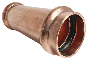 1-1/4" x 4-1/8" Press Extended Coupling No Stop Press x Press